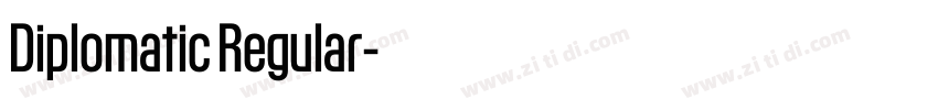 Diplomatic Regular字体转换